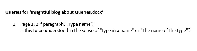 Queries 1