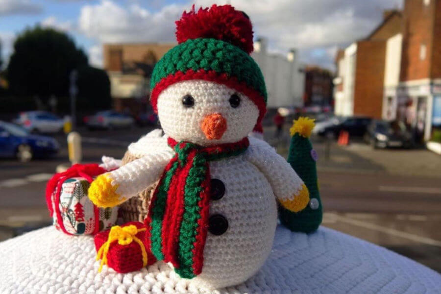 St Albans Postboxes Snowman
