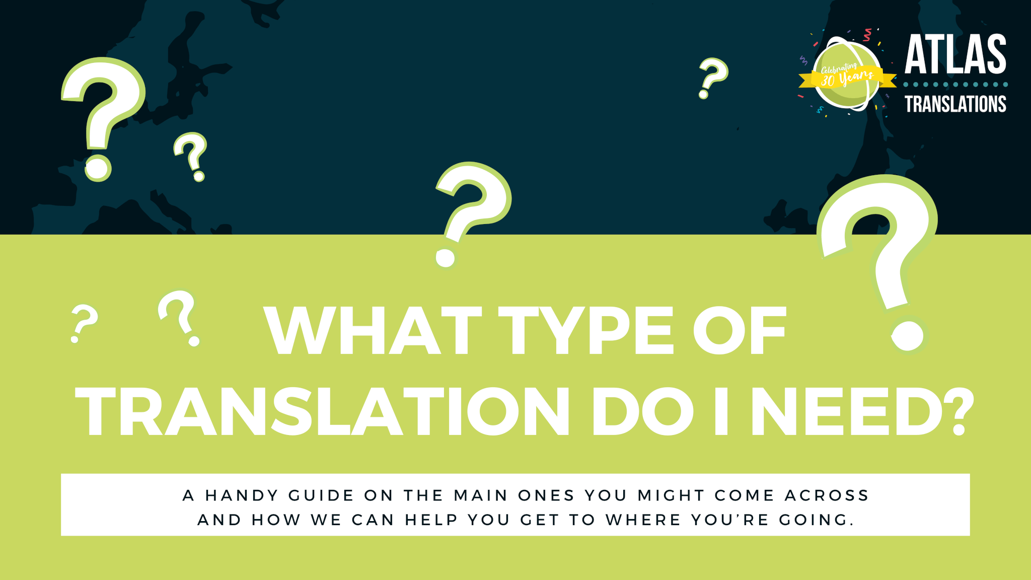 Type of Translation / Certified Translation